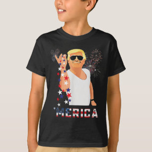 Funny Trump Salt Merica Freedom 4th Of July Gifts T-Shirt