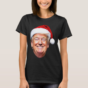 Funny Trump Santa Hat Donald Trump Christmas New Y T-Shirt