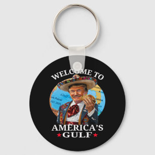 Funny Trump Shirt America's Gulf Est 2025 Trump Me Keychain