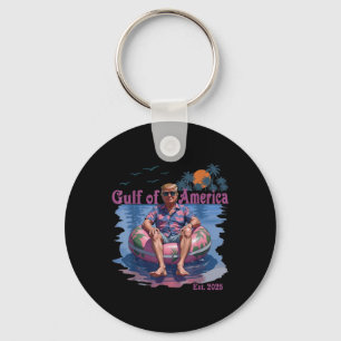 Funny Trump Shirt Gulf Of Us America 2025 Trump Me Keychain