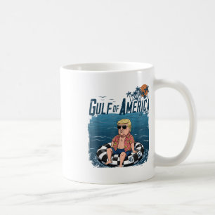 Funny Trump Shirt Gulf Of Us America Est 2025 4th  Coffee Mug