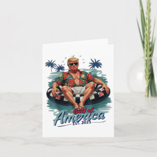 Funny Trump Shirt Gulf Of Us America Est 2025  Card