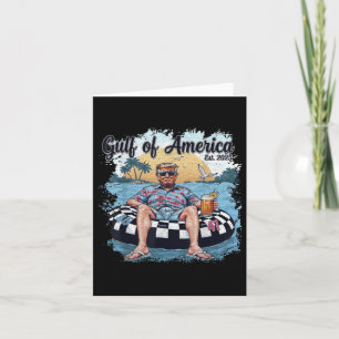 Funny Trump Shirt Gulf Of Us America Funny Kawaii Card