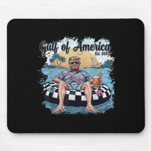 Funny Trump Shirt Gulf Of Us America Funny Kawaii Mouse Pad