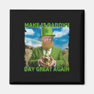 Funny Trump St Patricks Day Make St Paddys Day Gre Magnet