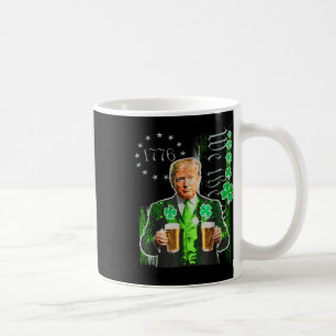 Funny Trump St Patricks Day We The People Us Flag Coffee Mug