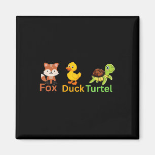 Funny Trump Subtle Fox Duck Turtle Cute Animal 1 Magnet
