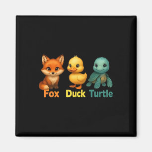 Funny Trump Subtle Fox Duck Turtle Cute Animal Magnet