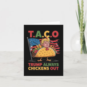 Funny Trump Taco Trump Card