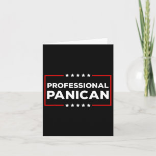 Funny Trump Tariffs Professional Panican Card