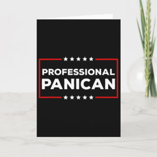 Funny Trump Tariffs Professional Panican Card