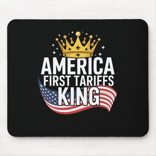 Funny Trump Tariffs Work Stock Market Pump Tariff  Mouse Pad (Front)
