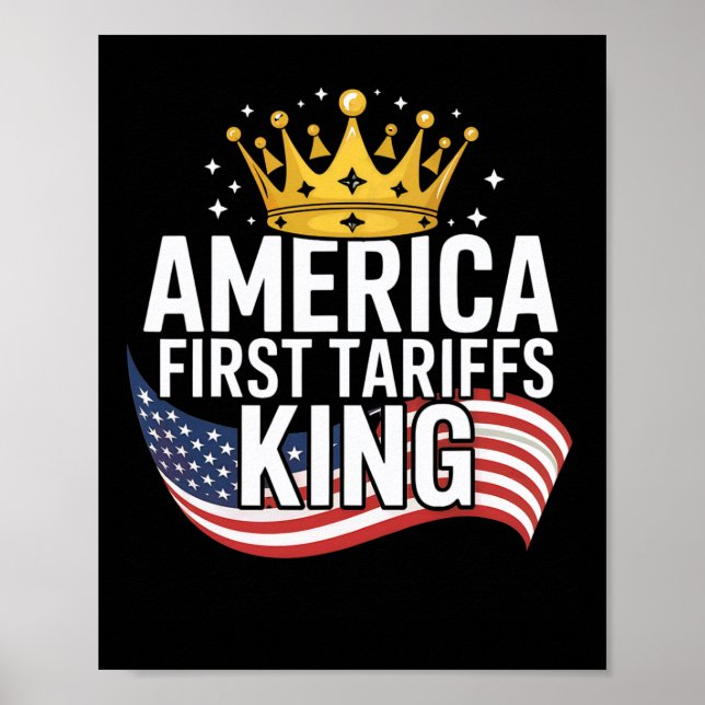 Funny Trump Tariffs Work Stock Market Pump Tariff  Poster (Front)