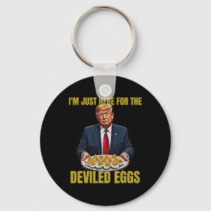 Funny Trump Thanksgiving I'm Just Here For The Dev Keychain