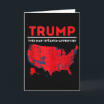 Funny Trump This Map Is Santa Approved Santa Chris Card<br><div class="desc">Funny Trump This Map Is Santa Approved Santa Christmas Tank Top</div>