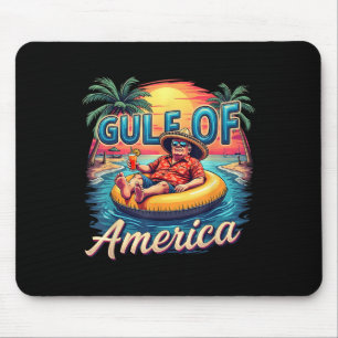 Funny Trump Vacation Gulf Coast Summer Vacation De Mouse Pad