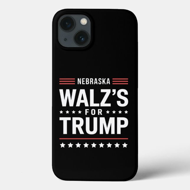 Funny Trump Vance Walz's For Trump Nebraska Case-Mate iPhone Case (Back)
