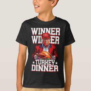 Funny Trump Winner Turkey Dinner Thanksgiving Dadd T-Shirt
