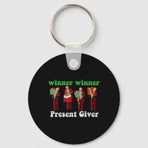 Funny Trump Winner Winner Christmas Giver Trump Da Keychain