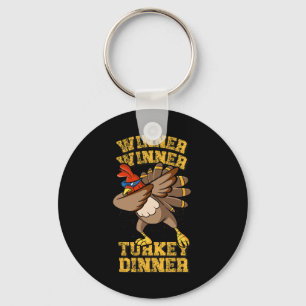Funny Trump Winner Winner Turkey Dinner Dabbing Tu Keychain