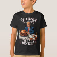 Funny Trump Winner Winner Turkey Dinner Thanksgivi