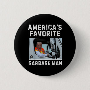 Funny Trump Xmas Gift Tee - Americas Favourite Gar 2 Inch Round Button