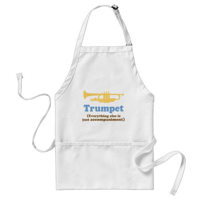 Funny Trumpet Joke Standard Apron (Front)