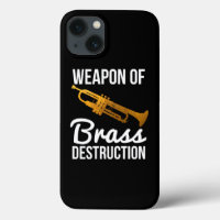 Funny Trumpet Player Gift Weapon Of Brass Destruct