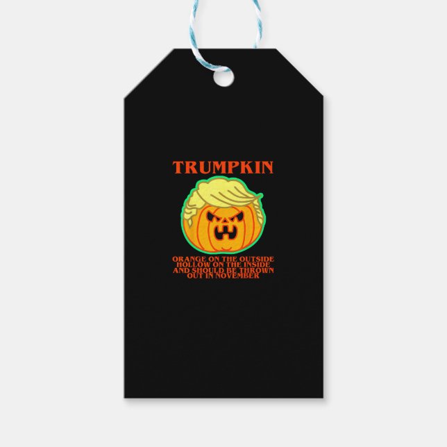 Funny Trumpkin Gift Tags (Front)