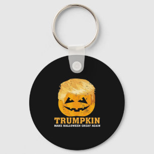 Funny Trumpkin Make Halloween Great Again Keychain