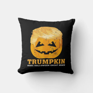 Funny Trumpkin Make Halloween Great Again Throw Pillow