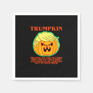 Funny Trumpkin Napkin