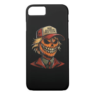 Funny Trumpkin Pumpkin Skeleton Make Halloween Gre Case-Mate iPhone Case