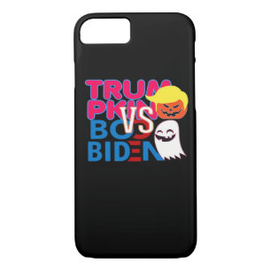 Funny Trumpkin Vs Boo Biden Halloween Design Class Case-Mate iPhone Case