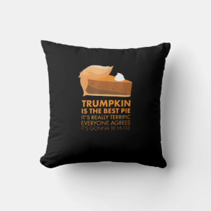 Funny  Tshirt Pumpkin Pie Thanksgiving Fall Throw Pillow
