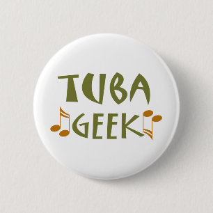Funny Tuba Geek Gift 2 Inch Round Button