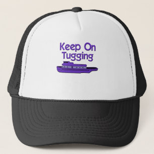 funny tugboat trucker hat