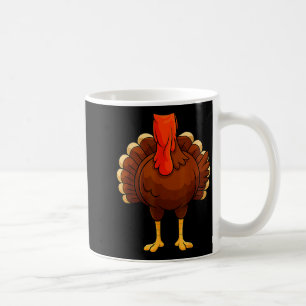 Funny Turkey Body Costume Thanksgiving Men Women K Coffee Mug