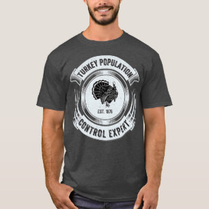 Funny Turkey Hunting Legend Hunter  Fathers Gift T-Shirt