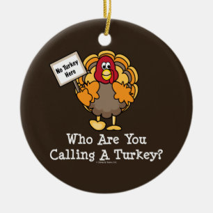 Funny Turkey Ornament