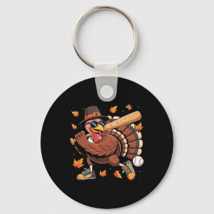 Funny Turkey Sell Game Day Thanksgiving Men Boy Ki Keychain