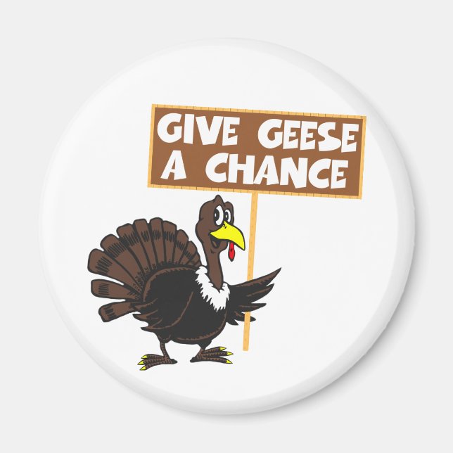 Funny Turkey spoof peace Magnet (Front)