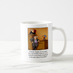 Funny Turkey Trial Thanksgiving Mug