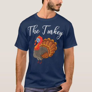 Funny Turkey Vintage Fall Season Thanksgiving  T-Shirt