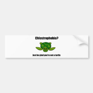 Funny turtle bumper sticker