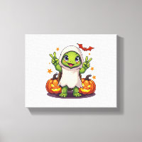 Funny Turtle Ghost Pumpkin Boo Halloween Kids Mens