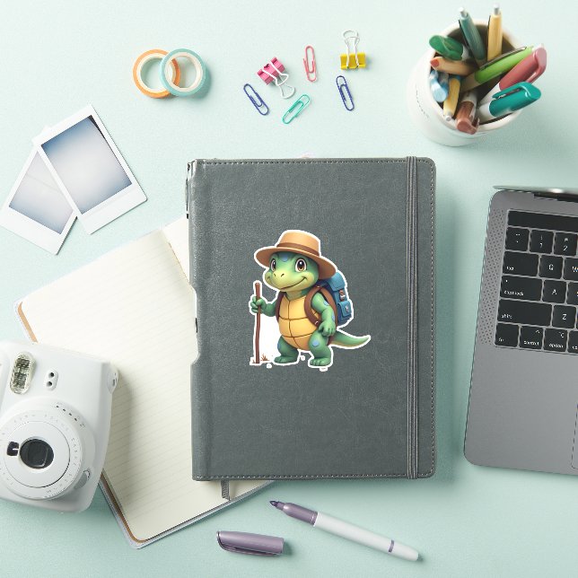 Funny Turtle Hiking Graphic Camping Lover Adventur (iPad Cover)