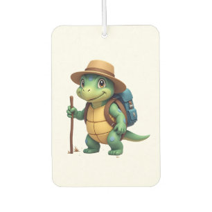 Funny Turtle Hiking Graphic Camping Lover Adventur Air Freshener