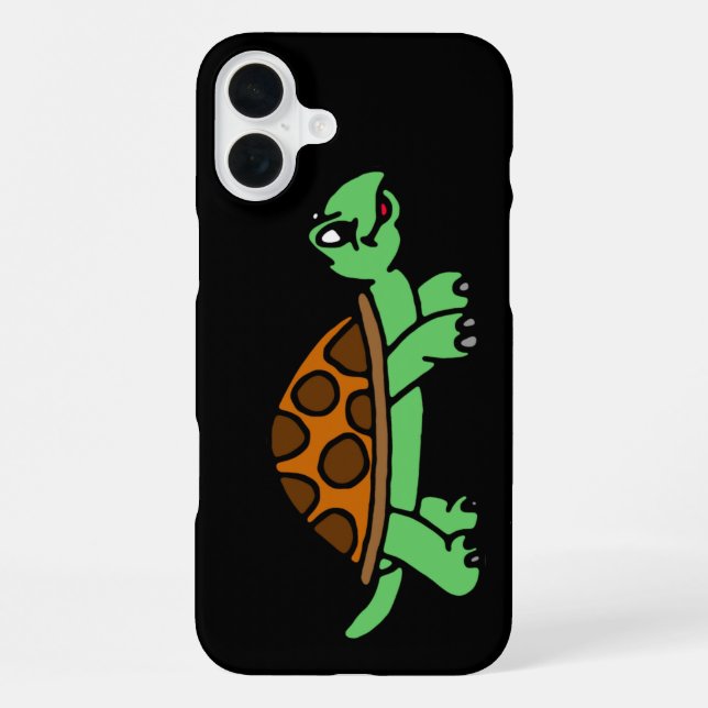 Funny Turtle iPhone Case (Back)