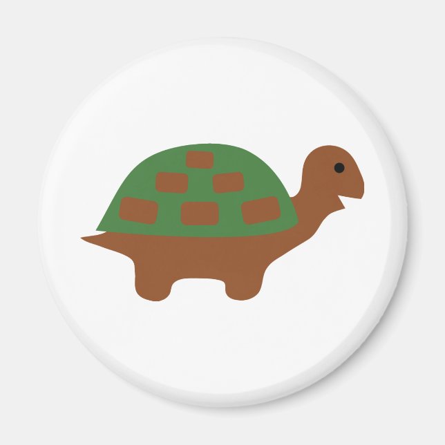 funny turtle magnet (Front)
